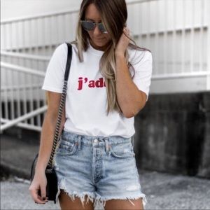 Agolde Parker Distressed Denim Cutoff Shorts